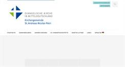 Desktop Screenshot of kirche-in-eisleben.de